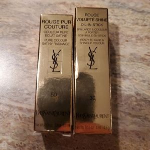 YSL lipsticks retails for $38 each. Two for $55.00